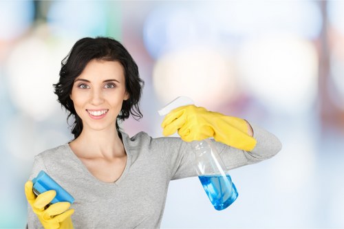 Baking soda being used to deodorize a mattress